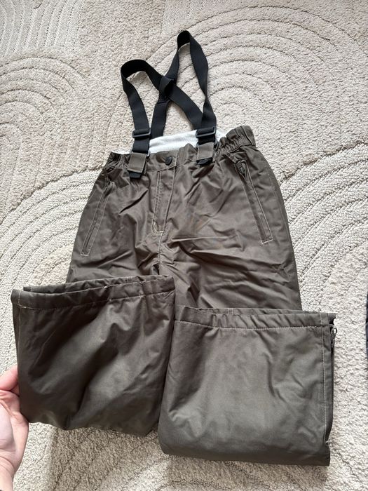 Pantaloni de ski cu bretele 110-116