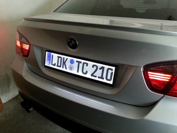 Suport numar auto cu leduri