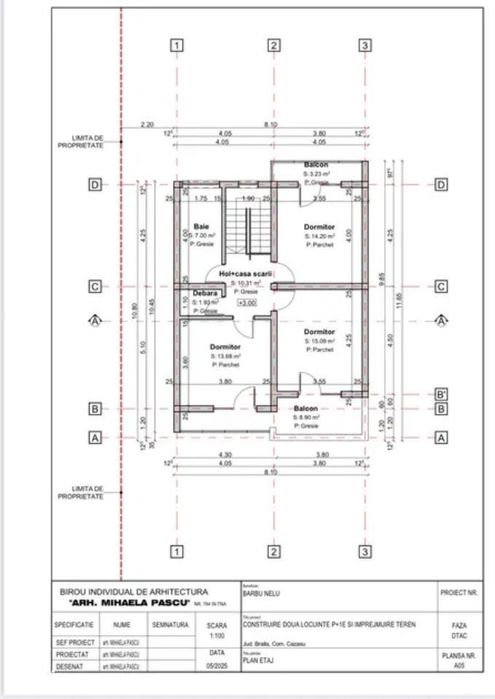 De vanzare casa P+E NOUA zona Cazasu