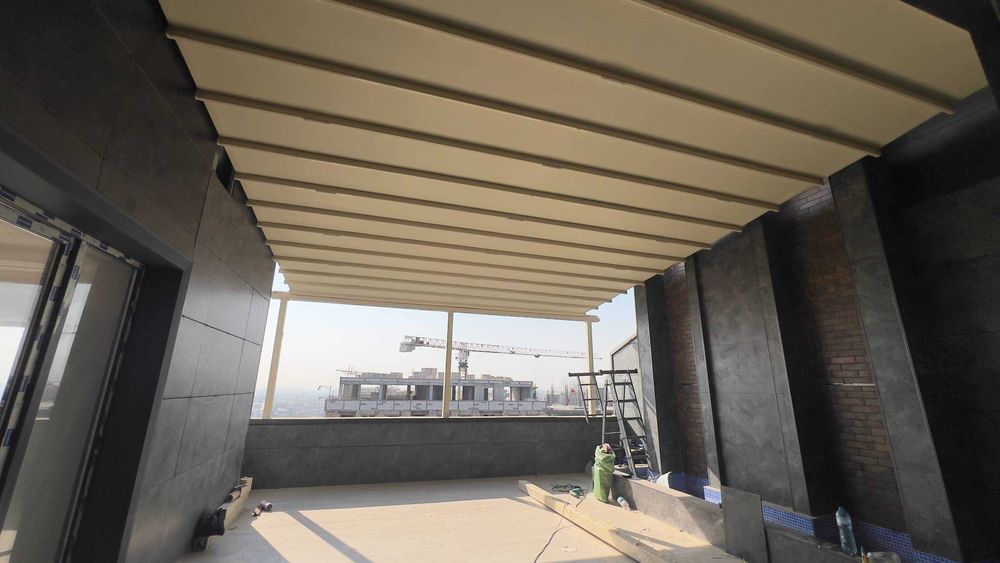 Tentli Pergola. Matorli pergola. Naves va soyabon.