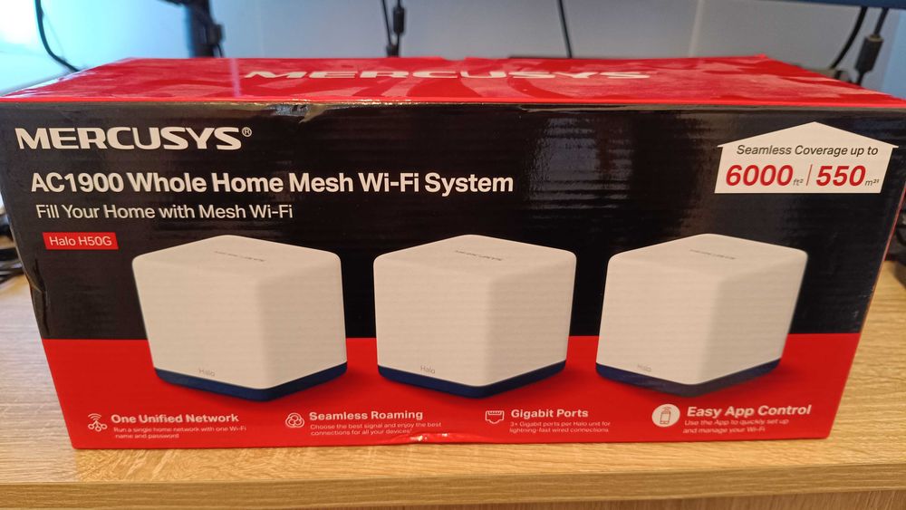 WiFi Mesh Mercusys H50C 3 pack