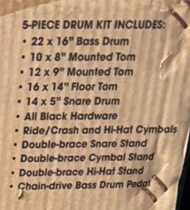 Set tobe acustice SPL Unity Kit – 5 piese (ca noi)