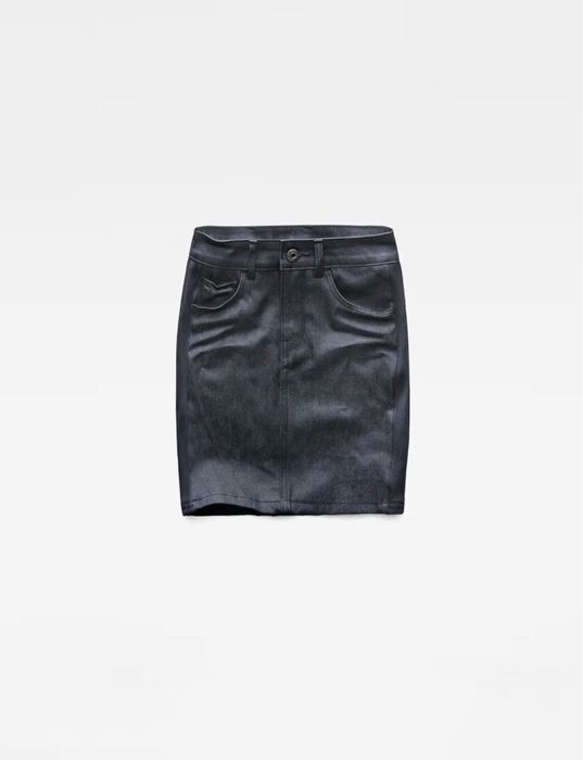 G-star Motac slim сиво-черна, еластична, къса пола