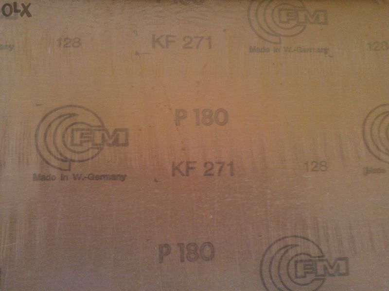 Шкурка за метал, 230x280 mm. .