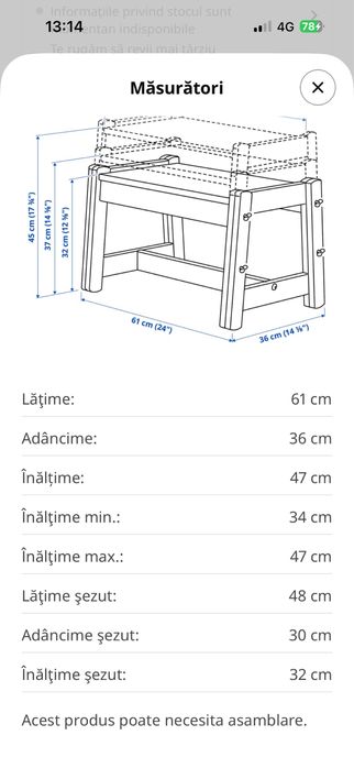 Birou copii Ikea