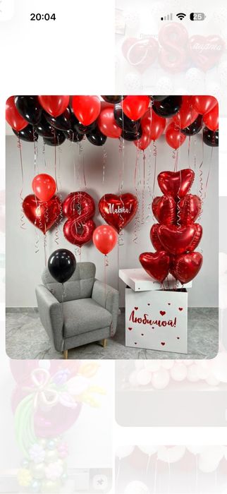 8-mart uchun dekoratsiyalar