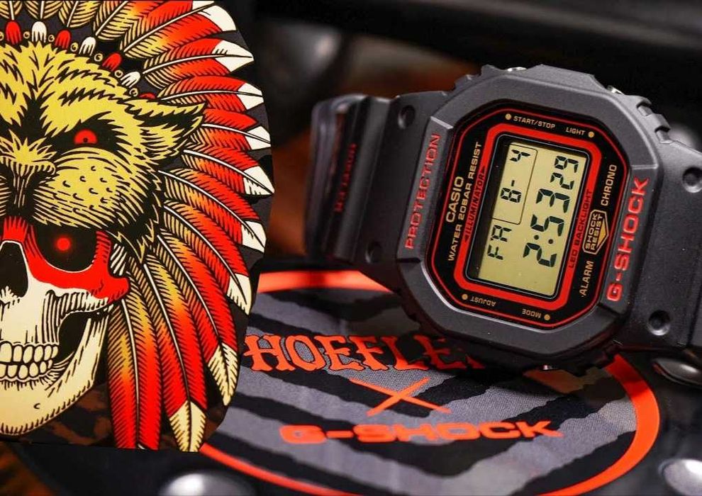 Часовник G Shock x Hoefler limited edition В ГАРАНЦИЯ