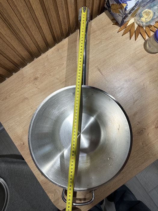 Tigaie Wok, inox, 32cm - Korkmaz