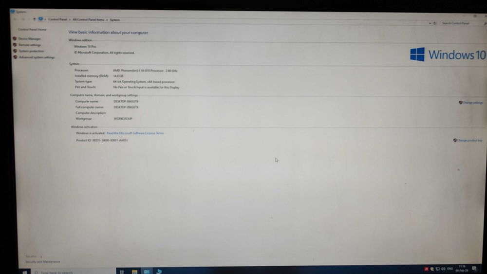 Компютърна конфигурация, ASUS M4A88T-M,AMD Phenom II X4 810 2.6GHz AM3