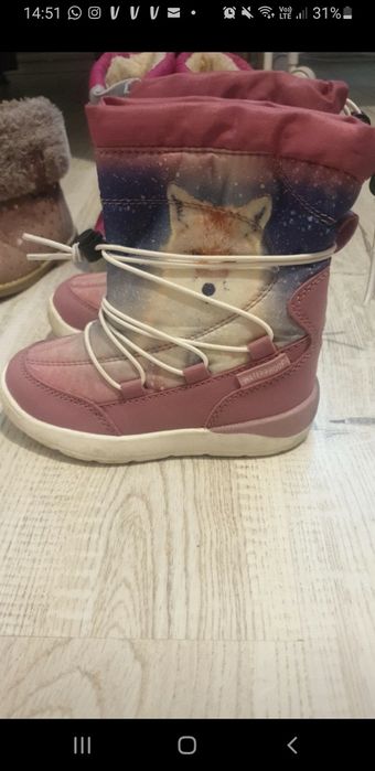 Cizme de zăpadă fete,waterproof,imblanite,mar 24