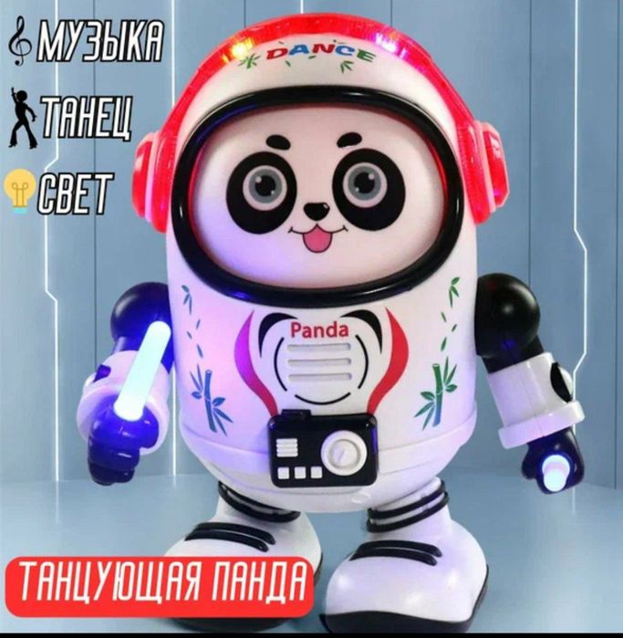Музыкальная игрушка панда космонавт