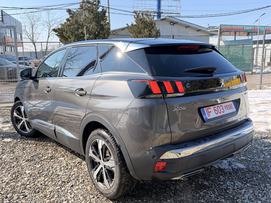 Peugeot 3008 GT-Line 2018 102.000km istoric complet, distributie inl .