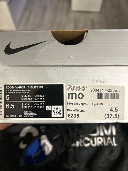 Nike vapor zoom 15 Elite FG