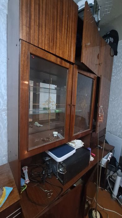 Сервант с зеркалами стенка ссср