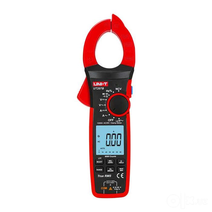 Tok O‘lchagich UNI-T UT207B 1000A True RMS Токоизмерительные клещи