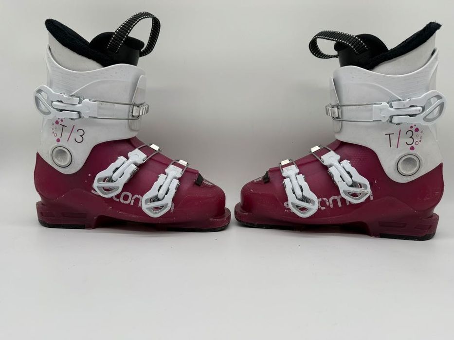Clapari ski schi fete copii juniori Salomon T3 RT Girly marime EUR:36.5 Mondo:23.5 last:Junior