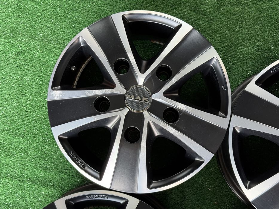 4бр. ОТЛИЧНИ ТОВАРНИ 15” Джанти *MAK* 5х160 за -FORD Transit/FORD Custom- 6.5Jx15H2, ET58