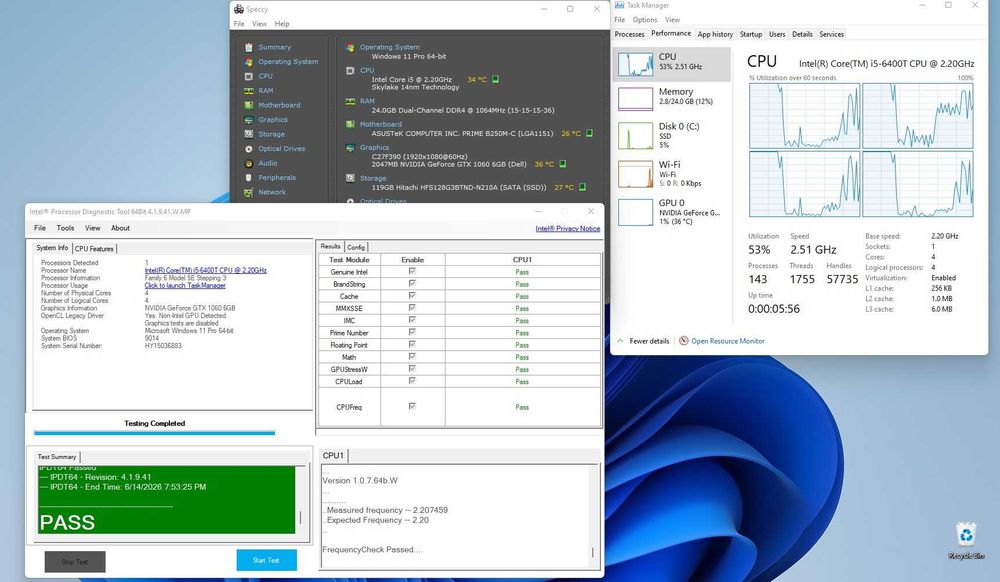 Procesor I5 6400T socket 1151 v1