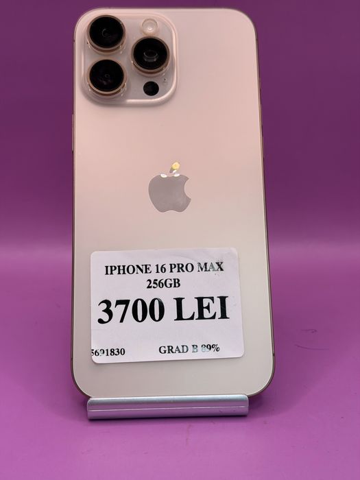 Iphone 16 pro max 256gb •amanet matei crangasi•5691