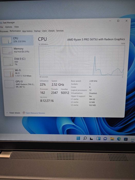 Hope Amanet P10/Laptop Lenovo Thinkpad L15 AMD Ryzen 5 PRO 5675U