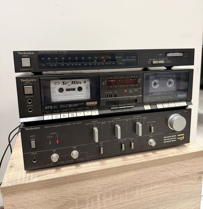 Ретро аудио система  TECHNICS - усилвател, дек, тунер