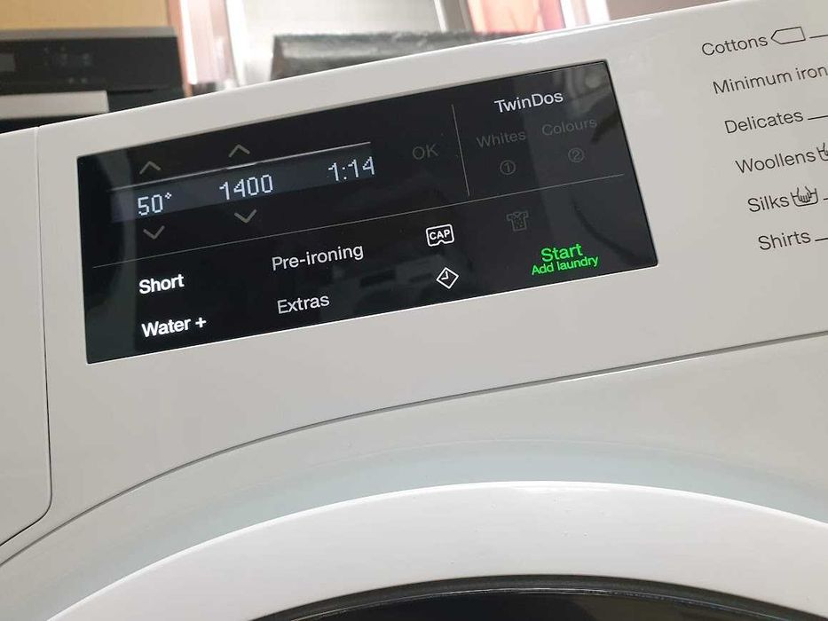 UK Miele 9кг 1600rpm Wi-Fi TwinDos Пералня Миеле 12м Гаранция