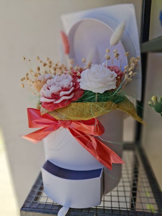 Букет от глицеринови сапуни