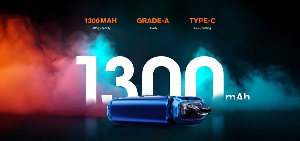 Vape 60.000 Puff cu reglaj Ice & Sweet Carcasa metalica Lux!