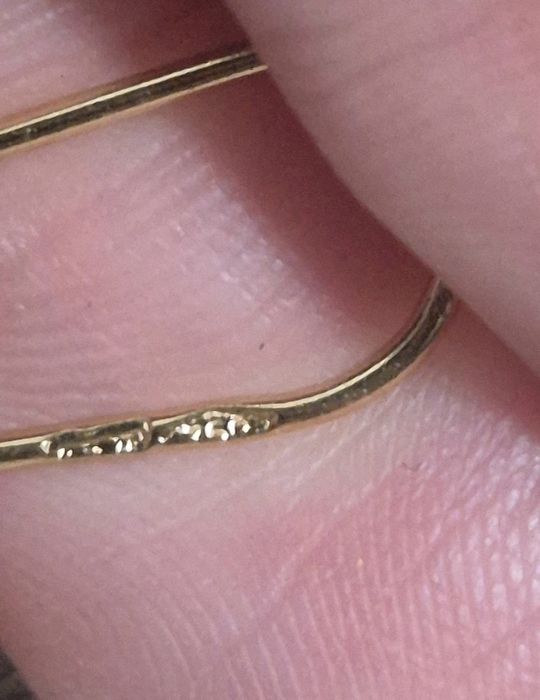 Cercei 18 k, 750 cu perle de cultura