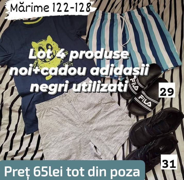 Loturi  hăinute băiat de 5-6,7-8,9-10,11-13 ani  și încălțăminte gratuita