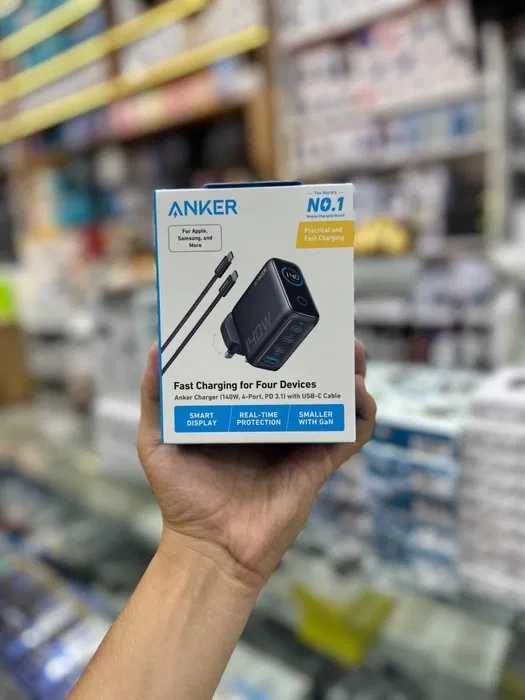 Anker GaN Charger 140W – универсальная зарядка 140w. Есть доставка