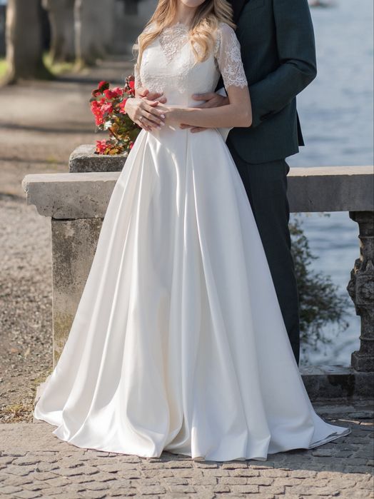 Rochie mireasă din tafta