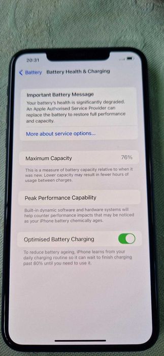 Iphone 11 Pro Max 256GB  батерия на 76%