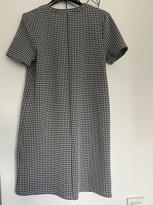 Rochie zara in carouri cu buzunare