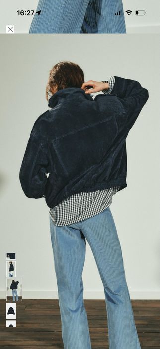 чисто ново яке zara 100% велур