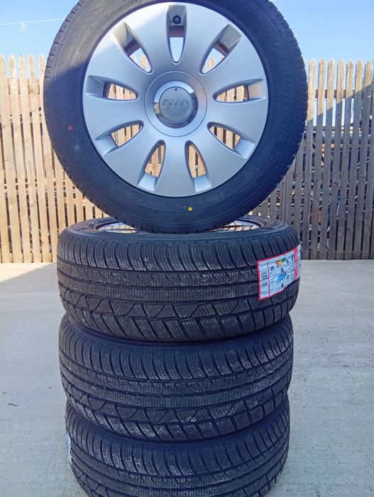 Set roți Audi A6 C6 echipate cu anvelope de iarnă