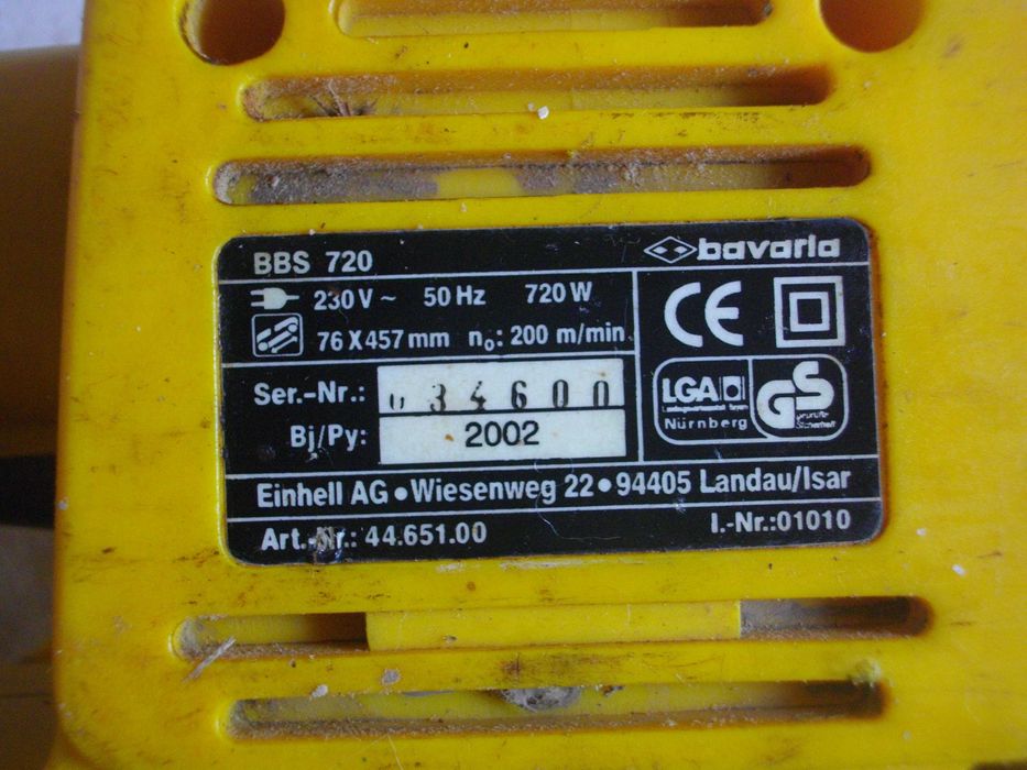 Немски Нидерландски ELU-850W/PRAXIS-720W//AEG-1010W Профи Лентов Шлайф