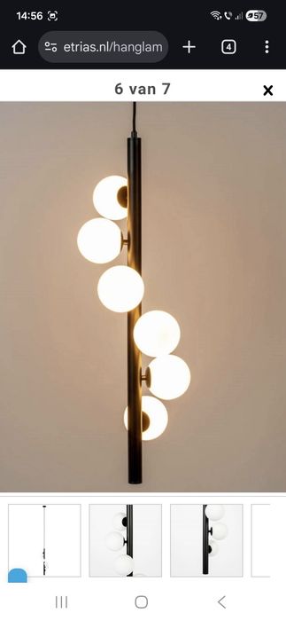 Lampadar pendul Monica White