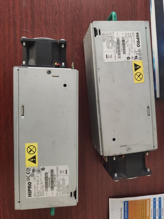 Серверные блок питание, 650 watt. Hipro. HP-R650FF3. 2x - штука есть