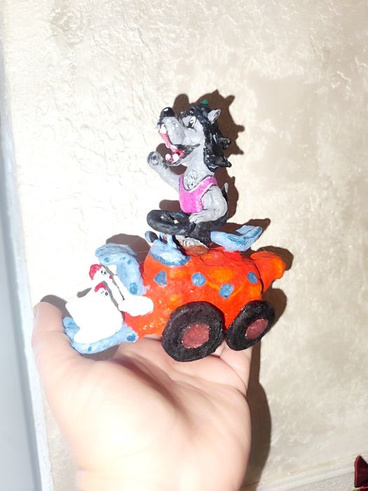 Ватные игрушки ручной работы