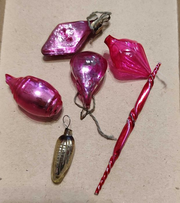 Ёлочные игрушки малютка сссср