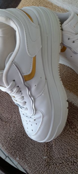 Bershka platform sneakers with Metallica details