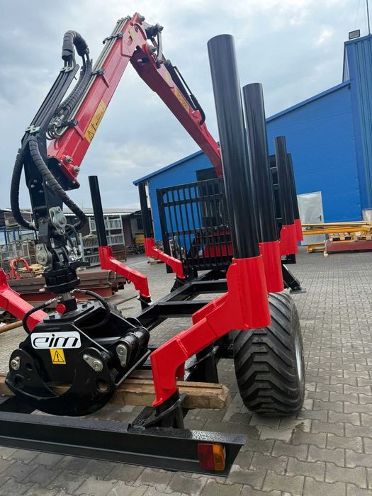 Remorca forestiera de 6 tone