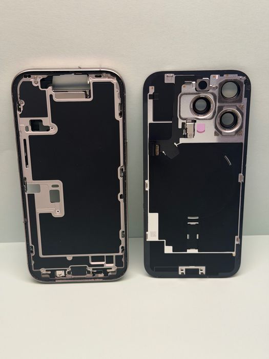 Carcasa originala iPhone 16 Pro Natural Gri camera baterie sticla rama
