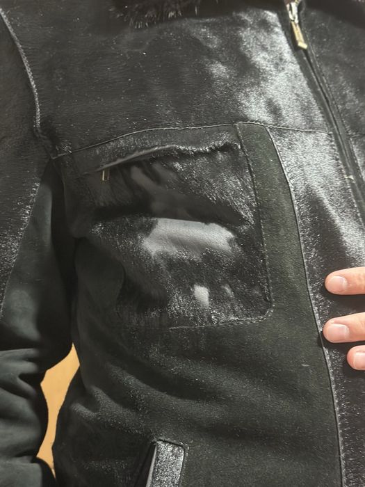 Зимняя мужская дубленка