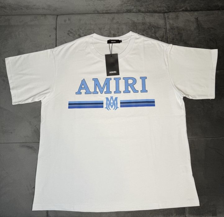 Tricou Amiri alb calitate Premium
