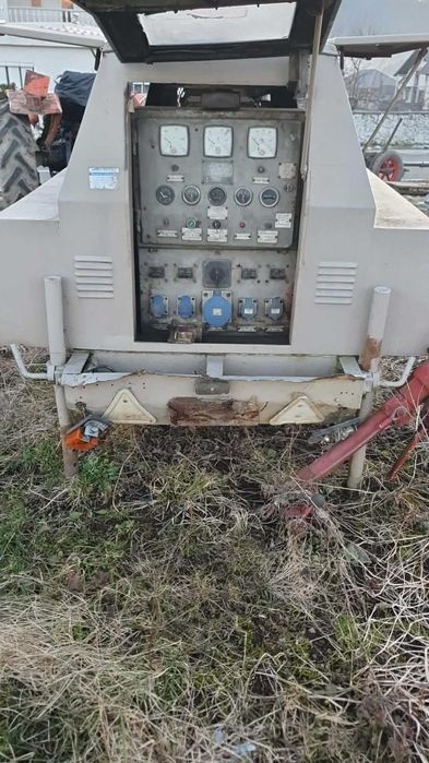 Ggenerator diesel, montat pe șasiu remorcabil (trailer)