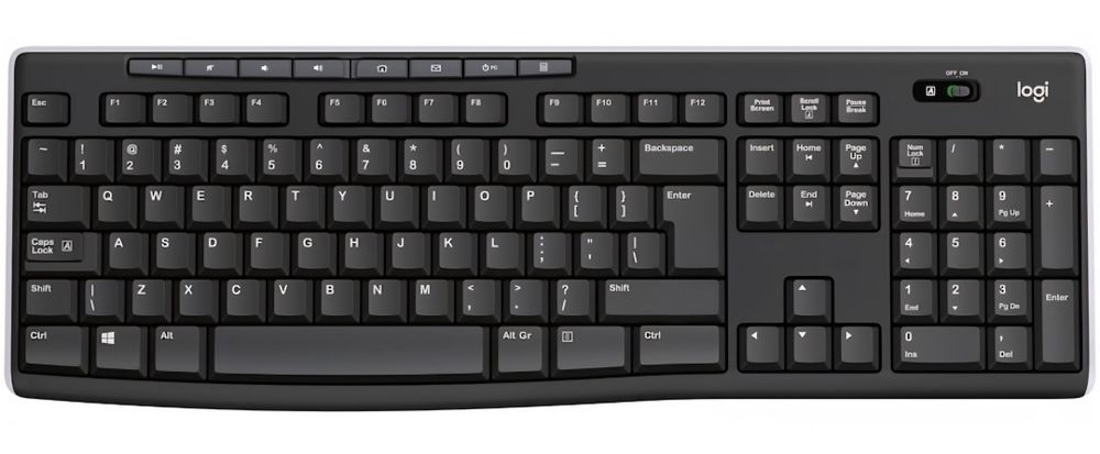 Tastatura Logitech K270, Wireless, Neagra
