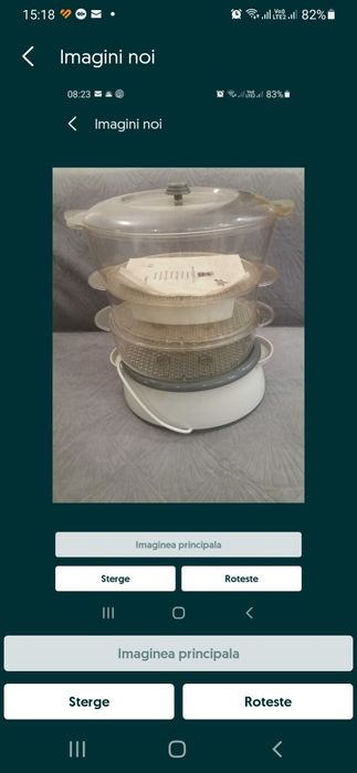 Dispozitiv cu abur
