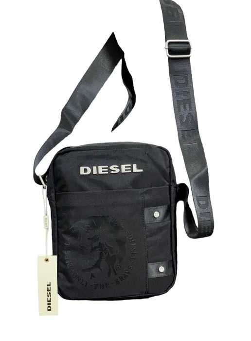 Мъжки чанти Diesel CAT от естествена кожа и висококачествен плат